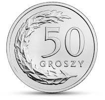 50 Groszy gr 2020 mennicza z woreczka