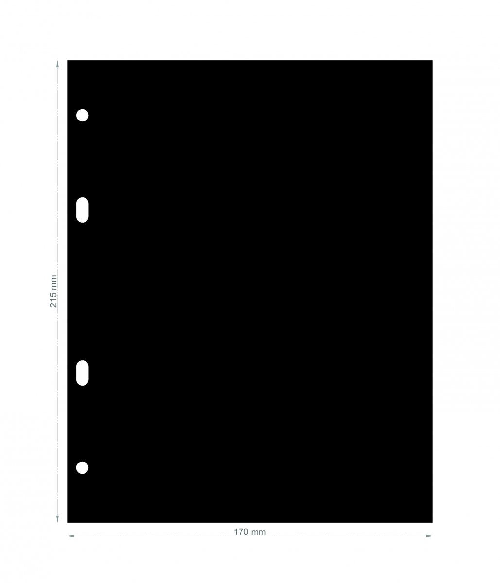 PRZEKŁADKA DO KLASERA A5 MEDIUM 10 SZTUK CZARNA