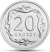 20 Groszy gr 2018 mennicza z woreczka