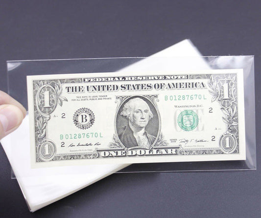 Holdery na banknoty 8,5X17,5 cm 100 szt